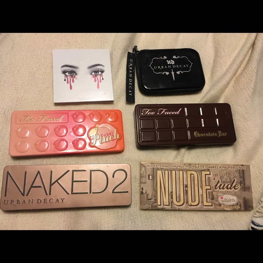 Authentic Eyeshadow palettes. VERY LIGHT USE